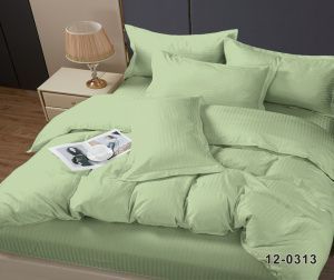 КПБ Микрофибра-страйп "Pandora" диз. № 1х1 (12-0313) Фисташка (N)