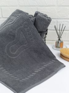 Полотенце махровое, г/к, 50х70, арт. S 50-70 BS, 450 гр/м2, цвет: 910-серый