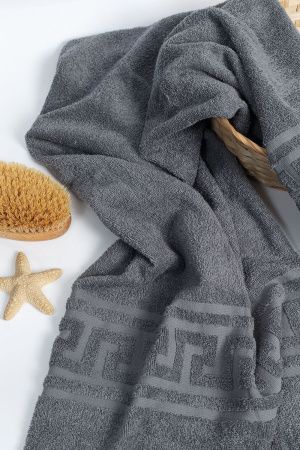 Полотенце махровое, г/к, 70х140, арт. ВТ 70-140Г, 380 гр/м2, цвет: 910-серый