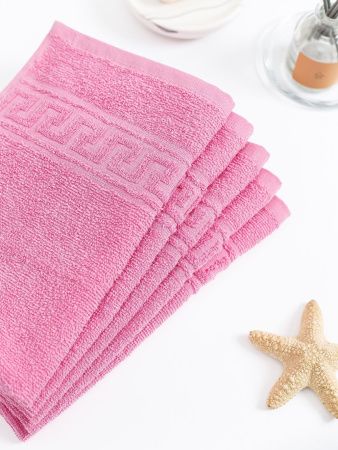 Полотенце махровое, г/к, 50х90, арт. ВТ 50-90Г, 380 гр/м2, цвет: 105-ярко-розовый